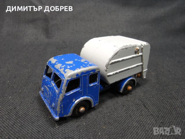 СТАРА РЕТРО МЕТАЛНА КОЛИЧКА LESNEY MATCHBOX ENGLAND TIPPAX REFUSE COLLECTOR, снимка 1 - Колекции - 46291246