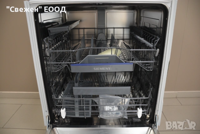 Съдомиялна за вграждане Siemens SN63EX22AE Автоматично отваряне, infoLight, снимка 6 - Съдомиялни - 53335515