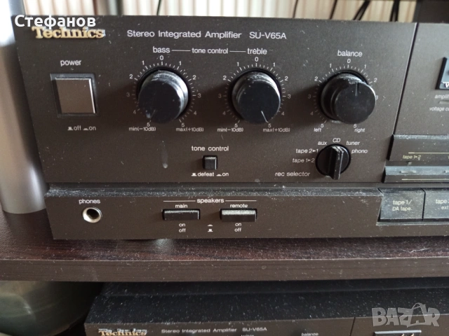Technics SU-V 65a, снимка 2 - Ресийвъри, усилватели, смесителни пултове - 53454840