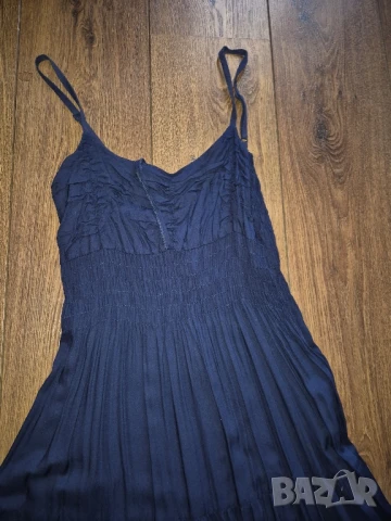 рокля тъмно синя, снимка 3 - Рокли - 51013230
