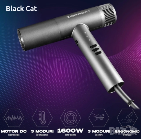 Професионален сешоар Zenkabeat , снимка 6 - Сешоари - 53365841