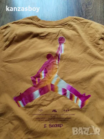 NIKE AIR JORDAN JUMPMAN 3D CREW TEE - страхотна мъжка тениска М, снимка 3 - Тениски - 49909282