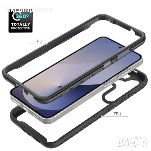 Прозрачен Калъф за Samsung Galaxy A37 5G - PC+TPU, 1.25mm защита, PET протектор, 4 цвята, снимка 7 - Калъфи, кейсове - 54053753