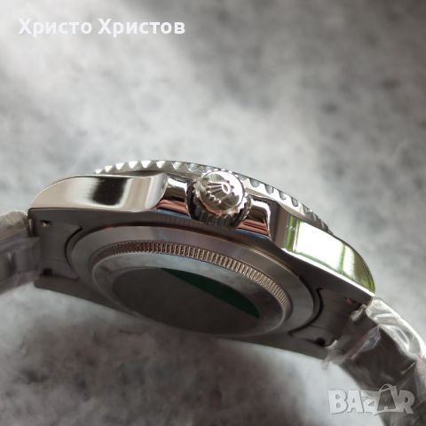 Мъжки луксозен часовник Rolex Submariner Date Hulk Oystersteel Green Dial Men's Watch 116610LV-0002, снимка 11 - Мъжки - 46201319