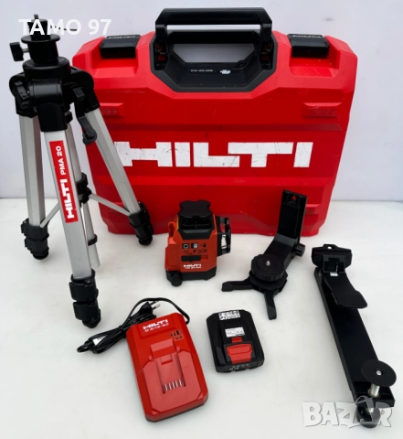 Hilti PM 30-MG - Лазер с 3 зелени линии 360° перфектен!