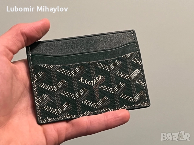 Goyard card holder висококачествен дизайнерски стил , снимка 4 - Портфейли, портмонета - 52595010