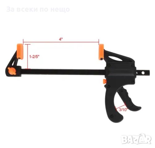 комплект от 8 броя разделителни скоби за дърво с дължина 4 инча, снимка 2 - Други инструменти - 46291407