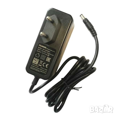 Зарядно устройство Huawei, 220V, 0.2A - 12V, 0.5A, 1.5 м, Черно