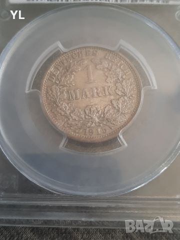 1 Марка 1915-F ,PCGS MS66 ,Германска Империя , снимка 2 - Нумизматика и бонистика - 45080772