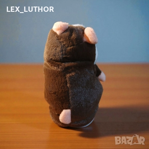 Говорещ интерактивен плюшен хамстер - повтаря реч, забавен и образователен, снимка 4 - Плюшени играчки - 52522033