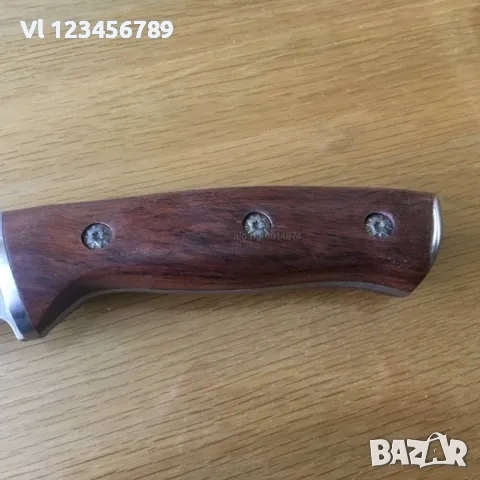 Ловен нож масивен фултанг 110x220-кания кожа, снимка 5 - Ножове - 53914110