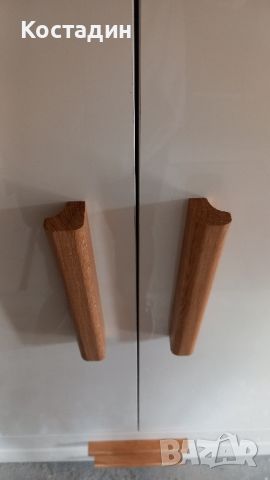 Дървени Дръжки за мебели от дъб ръчно изработени, снимка 2 - Други - 45697442