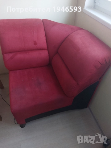 Самостоятелен ъгъл за холна гарнитура/фотьойл с механизъм за полягване, снимка 3 - Дивани и мека мебел - 52115445