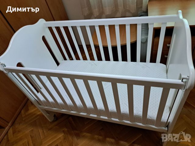 Дeтcĸo лeглo с подвижна предна решетка „baby arbor“, снимка 6 - Мебели за детската стая - 46728031