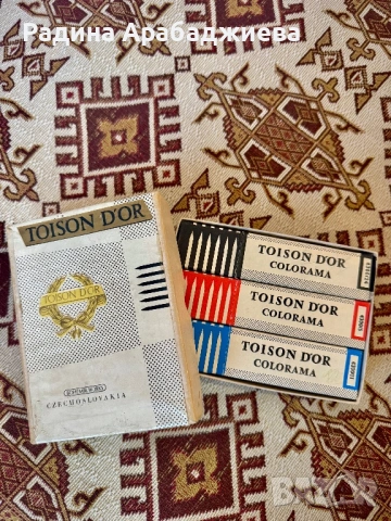 Ретро графити и цветни пълнители Toison D'or (Bohemia Works) - Чехословакия