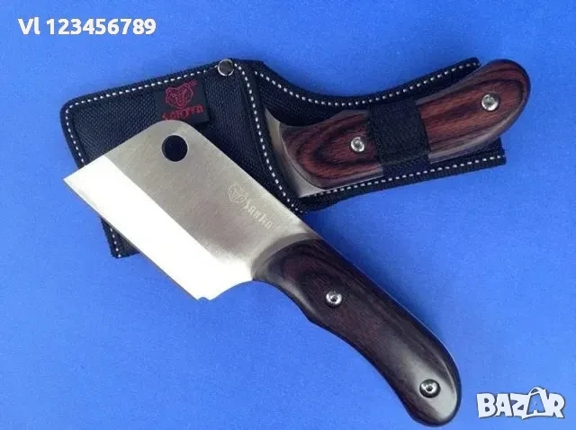Ловен сатър SANJIA K-87 -компактен,много як, снимка 3 - Ножове - 52252765
