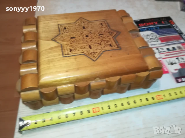 ДЪРВЕНА КУТИЯ 3005251527, снимка 5 - Антикварни и старинни предмети - 50485173