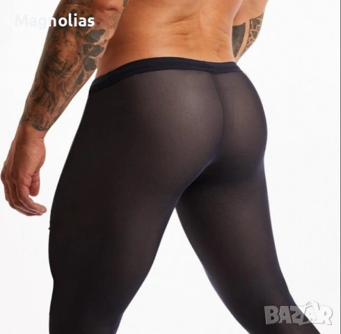 Секси мъжки ледено копринени Ултратънки дълги, снимка 16 - Бельо - 53846982