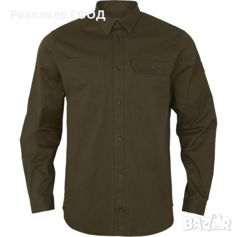 Мъжка риза Harkila - Trym L/S, в цвят Willow green, снимка 1 - Екипировка - 45338145