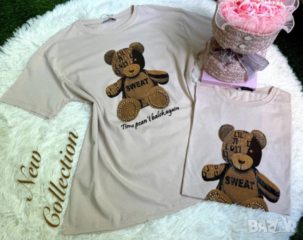 памучни дамски тениски , снимка 2 - Тениски - 50580199