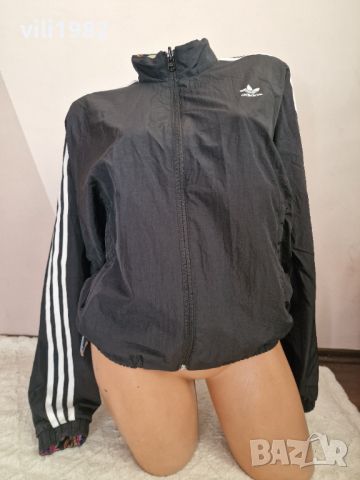 Ново дамско горнище Adidas с две лица размер S, снимка 5 - Спортни екипи - 46594309