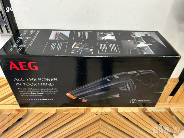 Ръчна прахосмукачка AEG HX6-35TM, 18V Li-Ion в гаранция