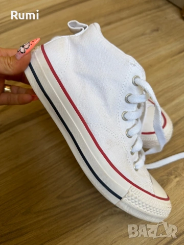 Оригинални високи бели кецове Converse ! 39 н, снимка 3 - Кецове - 52188287