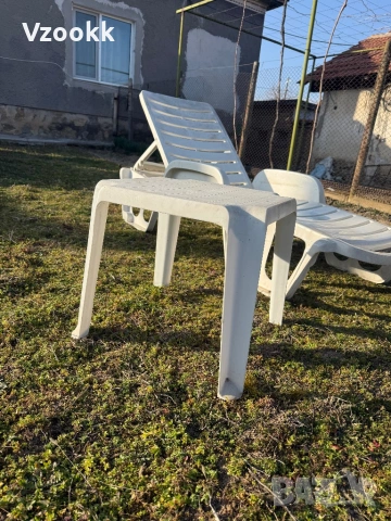 Шезлонги и масички, снимка 4 - Градински мебели, декорация  - 53846638