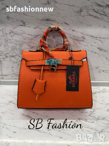 Hermes mini kelly в оранжево, снимка 2 - Чанти - 52656644