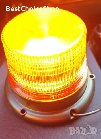 LED въртяща се сигнална лампа, магнитна предупредителна светлина за автомобили и камиони
