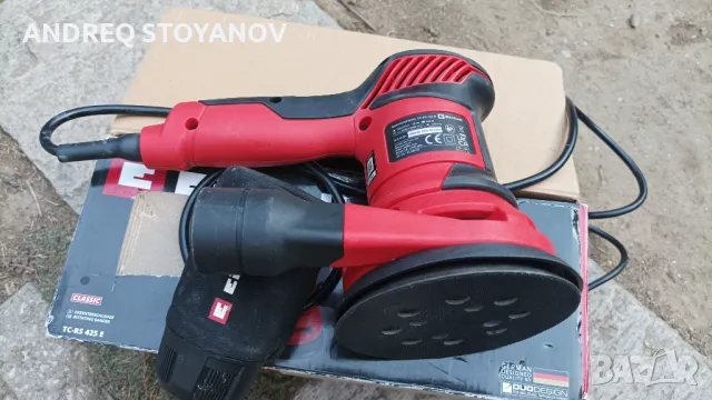 Продавам нов ексцентършлаф Einhell 450w 125mm, снимка 1