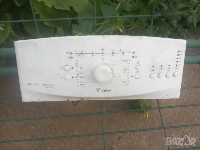 Продавам преден панел с платки за пералня  Whirlpool AWЕ 60410, снимка 1 - Перални - 47099043