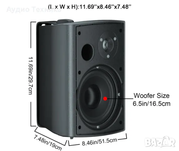 Активни BLUETOOTH колони Herdio. Чисто нови! Много добър звук и доста сила., снимка 5 - Тонколони - 49747940