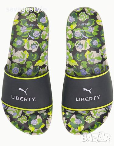 Джапанки PUMA x Liberty Leadcat 2.0 Slides Black/Multi, снимка 5 - Чехли - 46589214