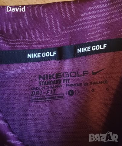 Оригинална фланелка Nike Dri-Fit Jacquard Golf, снимка 4 - Тениски - 46719609