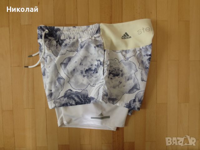 Adidas By Stella McCartney Run 2In1 шорти, снимка 3 - Спортни екипи - 45162842