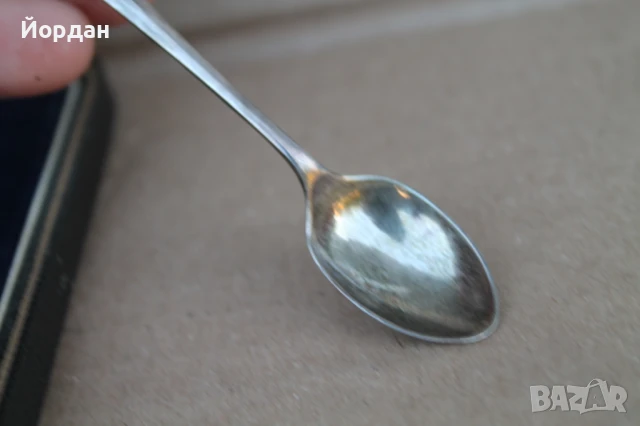 Сребърни лъжички за кафе/чай, снимка 4 - Други ценни предмети - 51251838