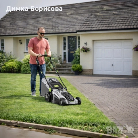 Мощна електрическа косачка за трева 2400W , снимка 4 - Градинска техника - 53944703