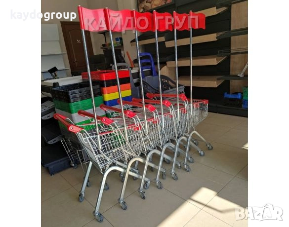 Налични! Метална и ПВЦ Количка за магазин, склад или промо зона различни размери, снимка 2 - Друго търговско оборудване - 52039028