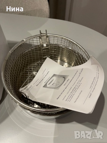 Нов фритюрник Domo, снимка 3 - Фритюрници - 52594518