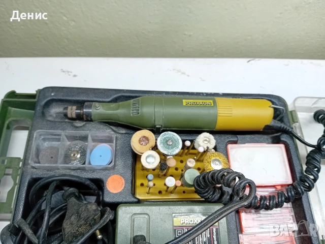 Мини дремел на професионалната марка proxxon , снимка 5 - Други инструменти - 53887708