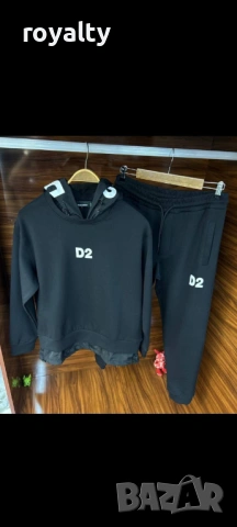 DSQUARED2 Нов Мъжки Черен Екип 