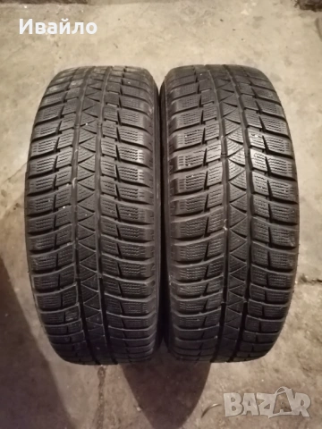 Продавам 2 броя зимни гуми 205.60.16 на 1 сезон дот 2019 Falken 