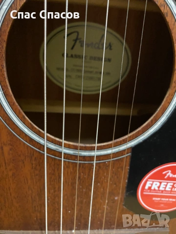 Нова Fender CC 60S Акустична китара махагон , снимка 5 - Китари - 53945159