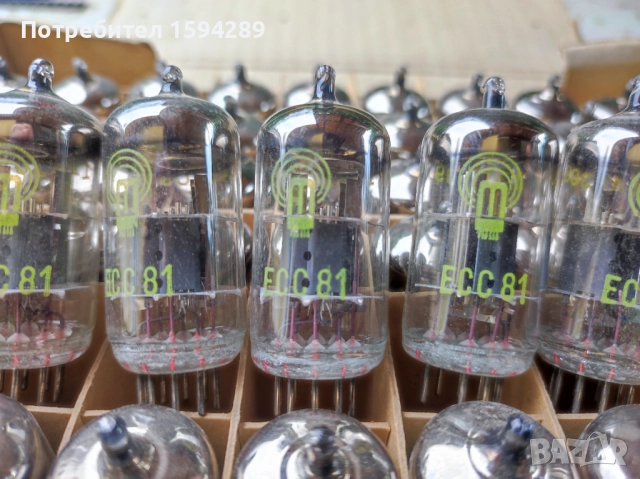 Нови радио лампи RFT ECC81, ECC83 и Tungsram ECC85, снимка 2 - Друга електроника - 51675483