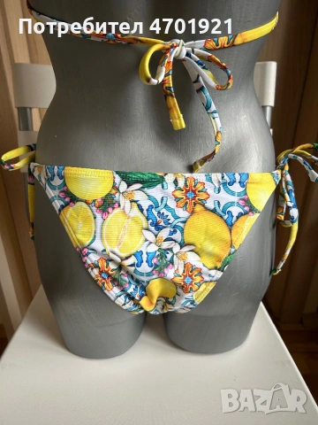 Дамски бански на лимони от две части , снимка 10 - Бански костюми - 53042054