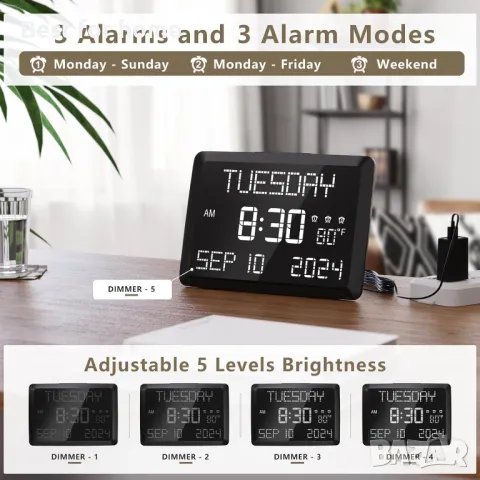 Цифров часовник Raynic, снимка 5 - Друга електроника - 49795484