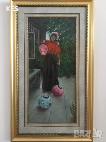 Закачането на фенерите, снимка 3 - Картини - 53488524