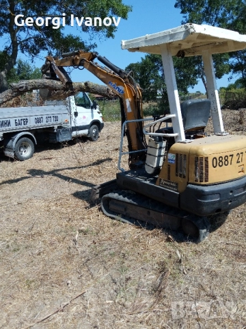 мини багер Ханикс Н15А 18к.с. 1.5т.мотор Мицубиши 95г. готов за работа , снимка 2 - Индустриална техника - 51484889