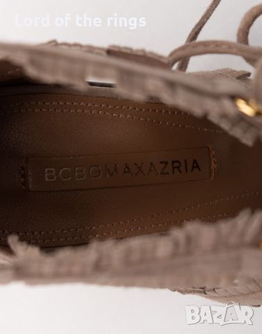 Маркови дамски кожени сандали BCBGMAXAZRIA - 38 номер, снимка 7 - Сандали - 46766901